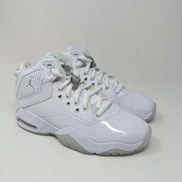 jordan b loyal white metallic silver